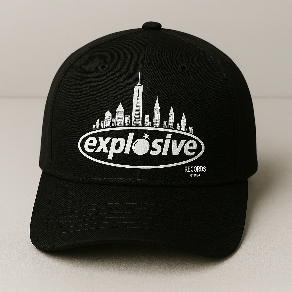 Explosive Baseball Cap - Black Orig Logo